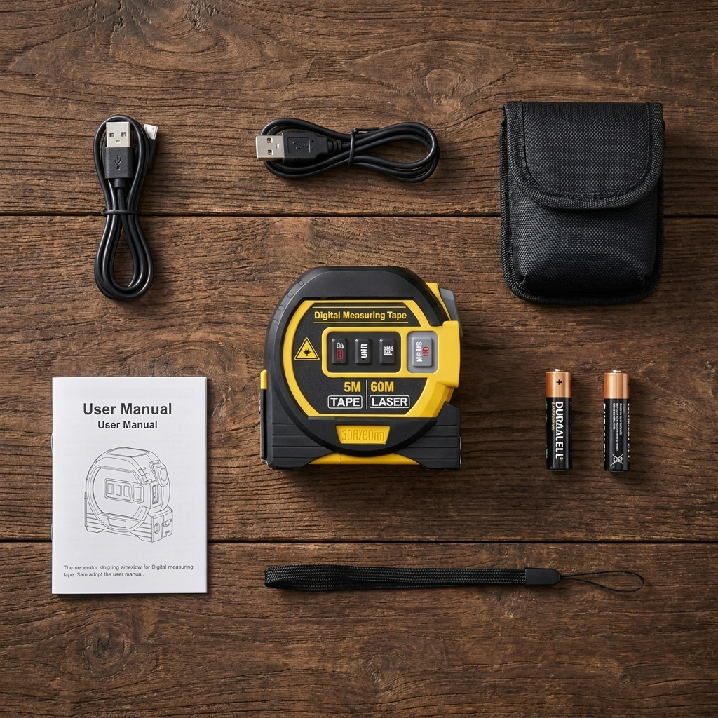 Fita Metrica Digital com Ecra LCD