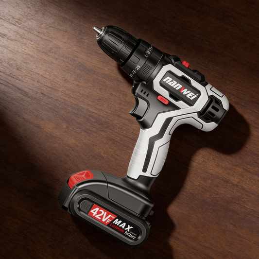 Ferramenta com Broca Recarregável com Furadeira Elétrica